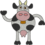 Machine Embroidery Designs: Littlebits: Helga the Holstein 2