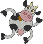 Machine Embroidery Designs: Littlebits: Helga the Holstein 5