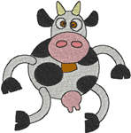 Machine Embroidery Designs: Littlebits: Helga the Holstein 8