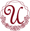 Machine Embroidery Designs: French Roses Alphabet U
