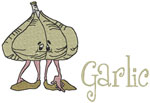 Machine Embroidery Designs: Garlic