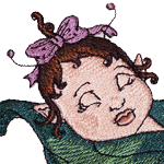 Little Tweed Fairy Embroidery Design