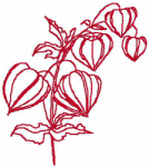 Redwork Machine Embroidery Designs: Chinese Lanterns