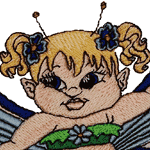 Machine Embroidery Designs: Lowbecca Dell Fairy: Binnie