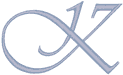 Machine Embroidery Designs: Vivaldi Alphabet K