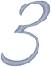 Alphabets Machine Embroidery Designs: Vivaldi Script Number 3