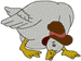 Machine Embroidery Designs: Hillbilly Hat Goose
