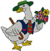 Machine Embroidery Designs: Country Goose Courting