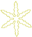 Redwork Machine Embroidery Designs: Redwork Snowflake 20