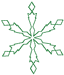 Redwork Machine Embroidery Designs: Redwork Snowflake 22