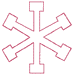 Redwork Machine Embroidery Designs: Redwork Snowflake 29