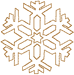 Redwork Machine Embroidery Designs: Redwork Snowflake 35