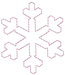 Redwork Machine Embroidery Designs: Redwork Snowflake 38