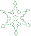 Redwork Machine Embroidery Designs: Redwork Snowflake 39