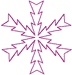 Redwork Machine Embroidery Designs: Redwork Snowflake 3