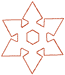 Redwork Machine Embroidery Designs: Redwork Snowflake 6