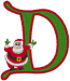 Machine Embroidery Designs: Santa's Alphabet D