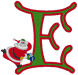 Machine Embroidery Designs: Santa's Alphabet E