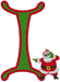 Machine Embroidery Designs: Santa's Alphabet I