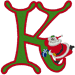 Machine Embroidery Designs: Santa's Alphabet K