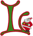 Machine Embroidery Designs: Santa's Alphabet L