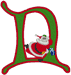 Machine Embroidery Designs: Santa's Alphabet N