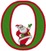 Machine Embroidery Designs: Santa's Alphabet O