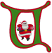 Machine Embroidery Designs: Santa's Alphabet U