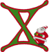 Machine Embroidery Designs: Santa's Alphabet X