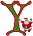 Machine Embroidery Designs: Santa's Alphabet Y