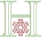 Machine Embroidery Designs: Redwork Snowflake Alphabet H