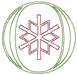 Machine Embroidery Designs: Redwork Snowflake Alphabet O