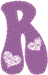 Machine Embroidery Designs: Bellbottom Alphabet R