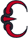 Machine Embroidery Designs: Scarlet Claw Alphabet E