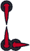 Machine Embroidery Designs: Scarlet Claw Alphabet L