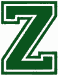 Alphabets Machine Embroidery Designs: Collegiate Alphabet Z