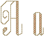 Alphabets Machine Embroidery Designs: Festival Alphabet A