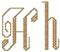 Alphabets Machine Embroidery Designs: Festival Alphabet H