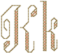 Alphabets Machine Embroidery Designs: Festival Alphabet K
