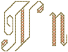 Alphabets Machine Embroidery Designs: Festival Alphabet N