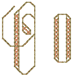 Alphabets Machine Embroidery Designs: Festival Alphabet O