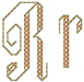 Alphabets Machine Embroidery Designs: Festival Alphabet R