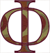 Machine Embroidery Designs: Greek Alphabet Applique P