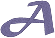 Alphabets Machine Embroidery Designs: Matura Alphabet A