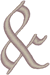 Alphabets Machine Embroidery Designs: Charterwell Ampersand