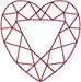 Machine Embroidery Designs: Redwork Heart Gem