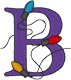 Alphabets Machine Embroidery Designs: Festival of Lights Uppercase B