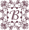 Machine Embroidery Designs: Redwork Ornate Enhanced Alphabet B