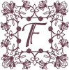 Machine Embroidery Designs: Redwork Ornate Enhanced Alphabet F