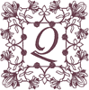 Machine Embroidery Designs: Redwork Ornate Enhanced Alphabet Q